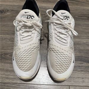Nike Air 270 White and Black Sneakers